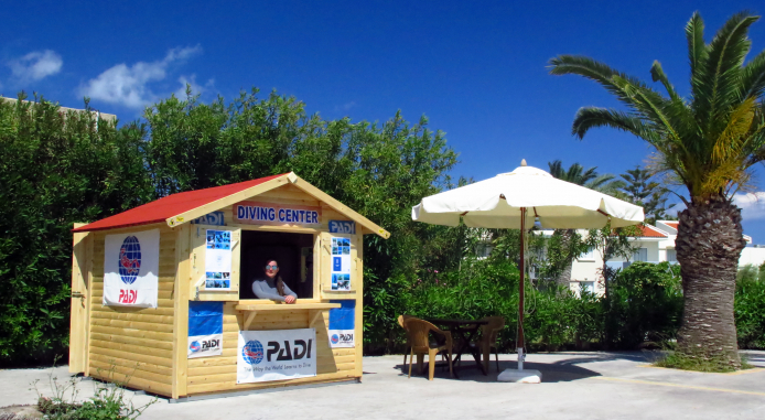 New info kiosk at Kipriotis Village